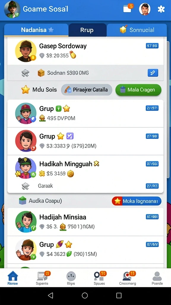Beragam pilihan permainan menarik dalam aplikasi Download ayuwin APK Terbaru Full Version.