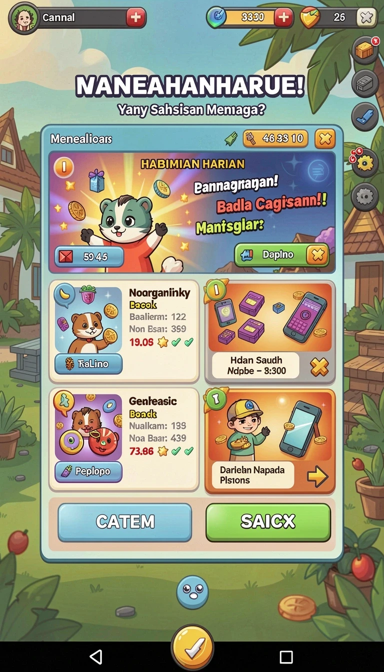 Beragam pilihan permainan menarik dalam aplikasi Cara Pasang rp8 di HP Android dengan Benar.