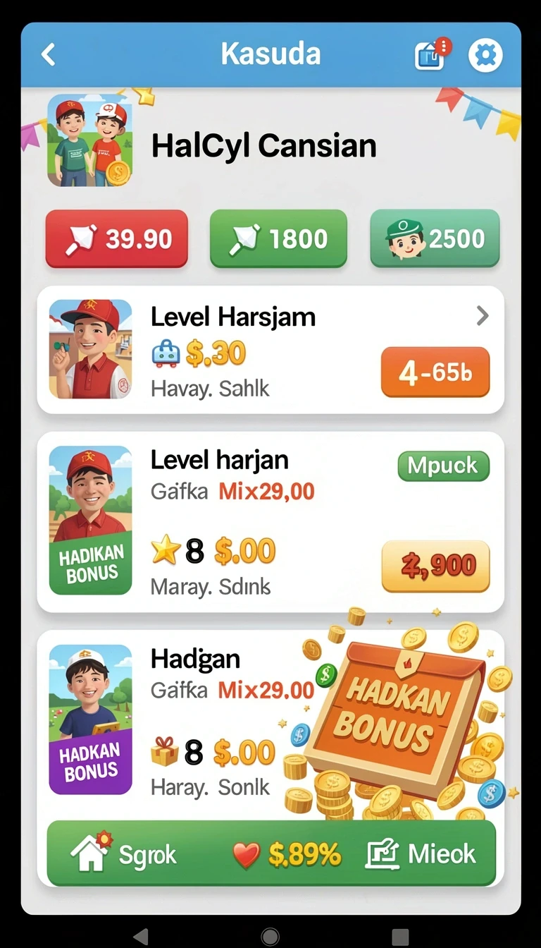 Beragam pilihan permainan menarik dalam aplikasi dyo1 APK Terbaru untuk Android Tanpa Iklan.