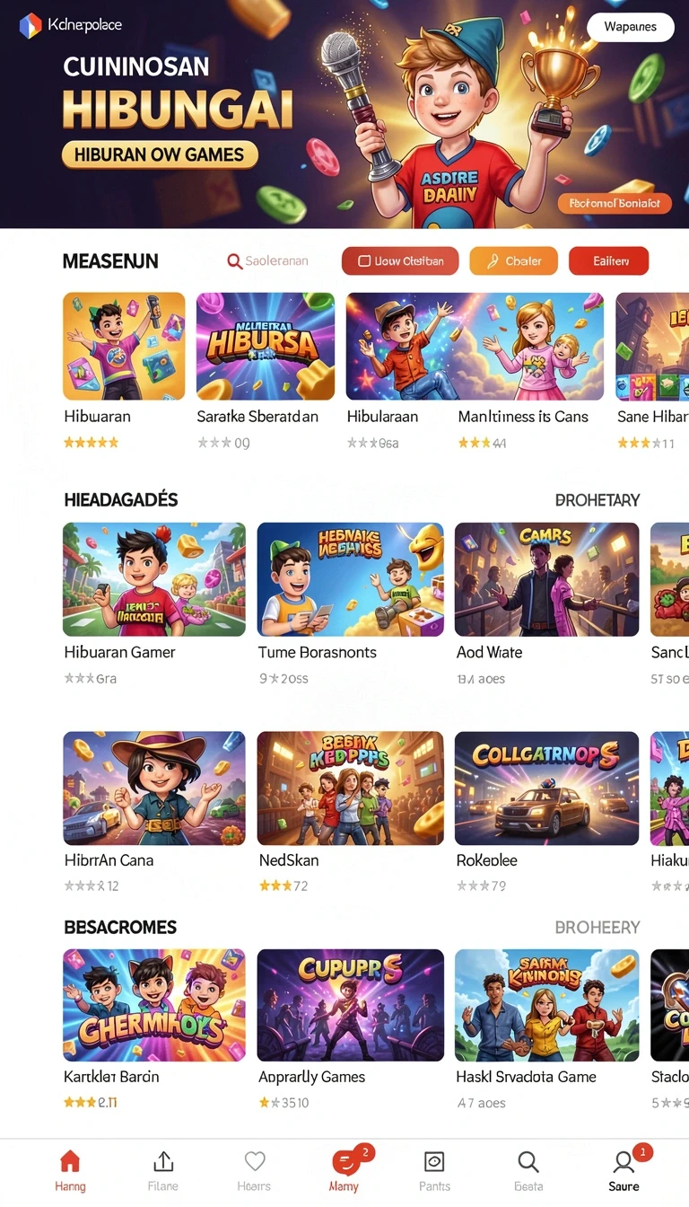 Beragam pilihan permainan menarik dalam aplikasi Download dentoto APK Original untuk Android.