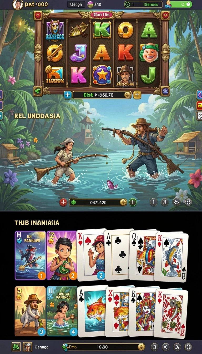 Beragam pilihan permainan menarik dalam aplikasi arena212 APK Full Version untuk Android.
